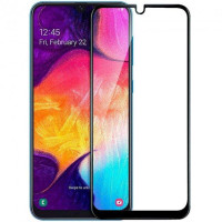 Скло захисне для Samsung A307 | A30S (2019) (0,3мм, 5D, чорне) Full Glue