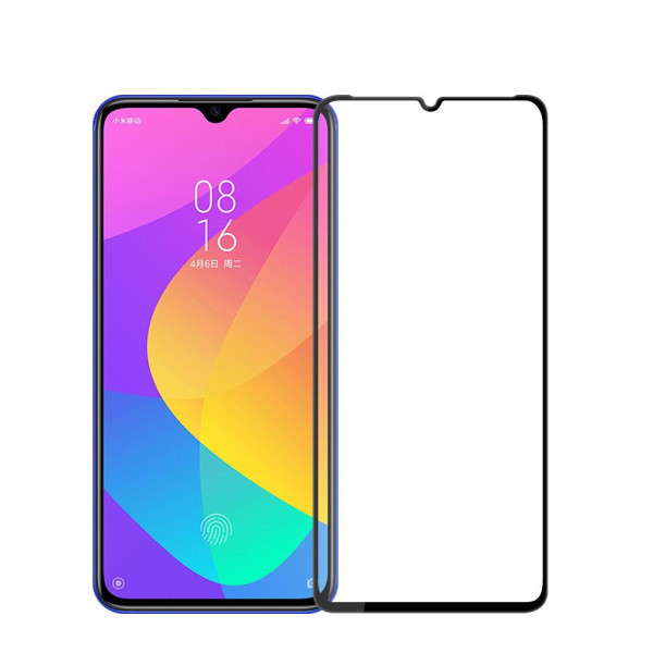 Стекло защитное для Xiaomi Mi 9 | Mi 9 Lite | Mi CC9 (0,3мм, 5D, черное) Full Glue