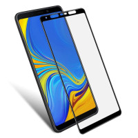 Скло захисне для Samsung A920 | A9 (2018) (0,3мм, 5D, чорне) Full Glue