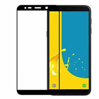 Стекло защитное для Samsung J610 | J6 Plus (0,3мм, 5D, черное) Full Glue