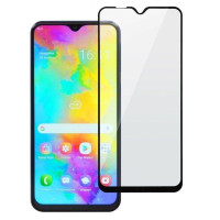 Стекло защитное для Samsung A025 | A02S (2021) (0,3мм, 5D, черное) Full Glue