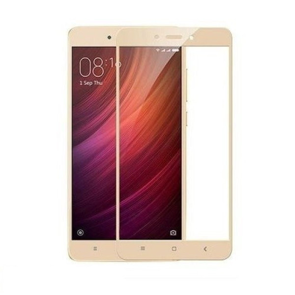 Скло захисне для Xiaomi Redmi Note 5A | Redmi Note 5A Prime (0,3мм, 5D, золотисте) Full Glue