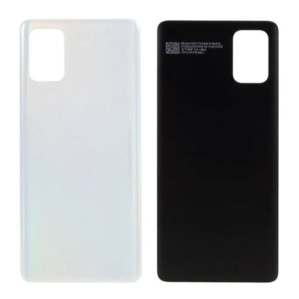 Задняя крышка для Samsung A715 Galaxy A71 (Серебристый)