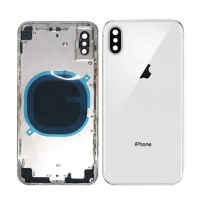 Задняя панель корпуса (крышка) для Apple iPhone X (Серебристый)