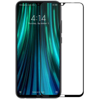 Стекло защитное для Xiaomi Redmi Note 8 Pro (0,3мм, 5D, черное) Full Glue