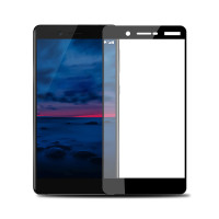 Скло захисне для Nokia 7 (0,3мм, 5D, чорне) Full Glue