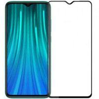 Стекло защитное для Xiaomi Redmi Note 8 (0,3мм, 5D, черное) Full Glue