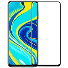 Стекло защитное для Xiaomi Redmi Note 9 Pro | Redmi Note 9S | Redmi Note 9 Pro Max (5D, черное) Full Glue