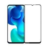 Скло екрану для Xiaomi Mi 10 Lite з ОСА плівкою (glass with OCA) (Чорне) Оригінал Китай