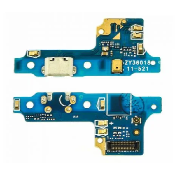 Шлейф (Flat cable) для Huawei Y5 (2017) (MYA-L02 | MYA-L22) с разъемом зарядки, микрофоном, плата зарядки