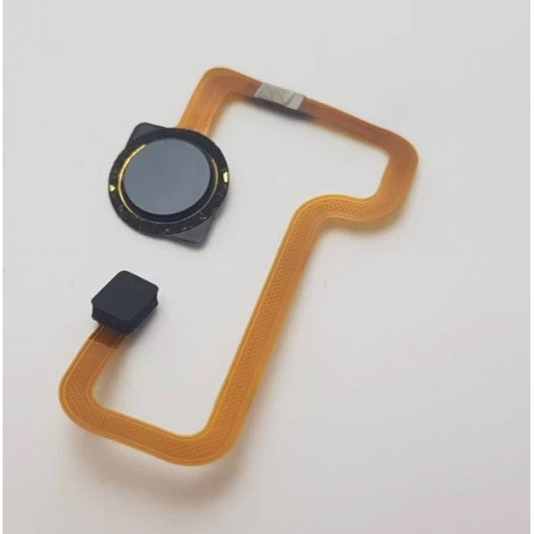 Шлейф (flat cable) для Xiaomi Redmi Note 8t со сканером отпечатка пальца (Черный)