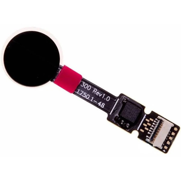 Шлейф (Flat cable) Sony H8314 Xperia XZ2 Compact | H8324 | H8216 зі сканером відбитка пальця (Чорний)