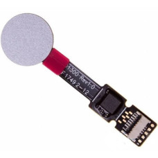 Шлейф (Flat cable) Sony H8314 Xperia XZ2 Compact | H8324 | H8216 зі сканером відбитка пальця (Срібний)