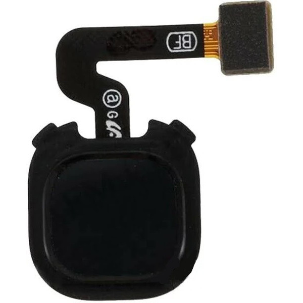 Шлейф (Flat cable) Samsung A920F Galaxy A9 (2018) со сканером отпечатка пальца (Черный)