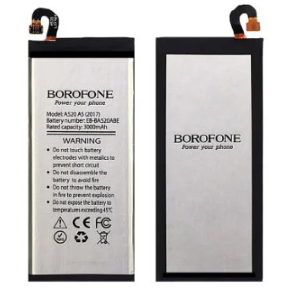 Аккумулятор АКБ (Батарея) Borofone Samsung EB-BA520ABE для Samsung A520 A5 2017 (Li-Ion 3.8V 3000mAh) Оригинал
