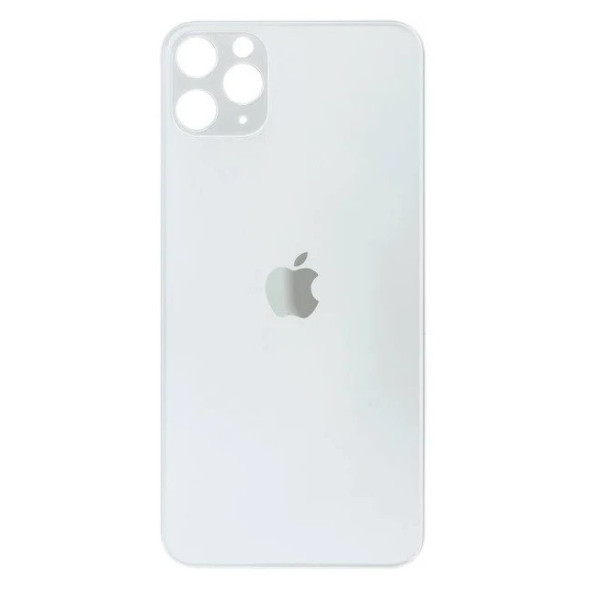 Заднее стекло корпуса со стеклом камеры для Apple iPhone 11 Pro Max (Белый)