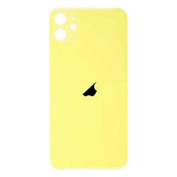 Заднее стекло корпуса (крышка) для Apple iPhone 11 (Желтый)