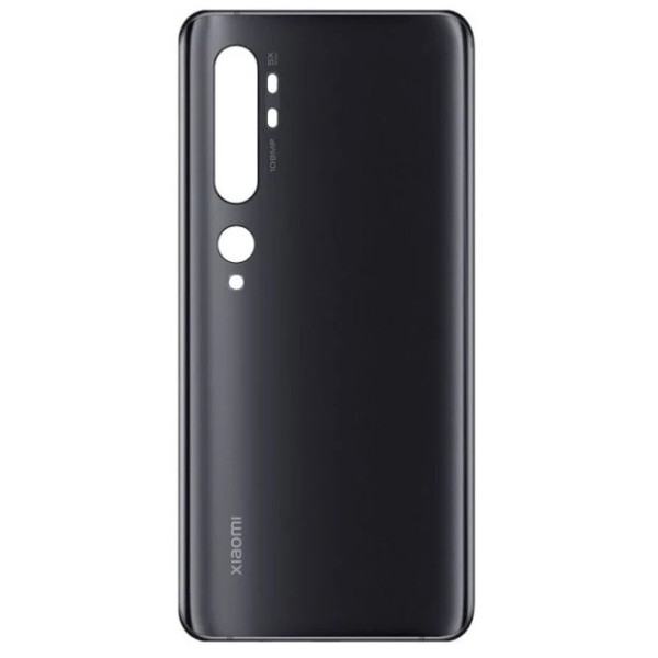 Заднє скло корпусу (Кришка) для Xiaomi Mi Note 10 (Чорне)