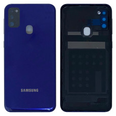 Задняя панель корпуса для Samsung M215 Galaxy M21 (2020) (Синий)