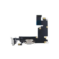 Шлейф для Apple iPhone 6 Plus з роз'ємом живлення, гарнітури і мікрофоном (Білий)