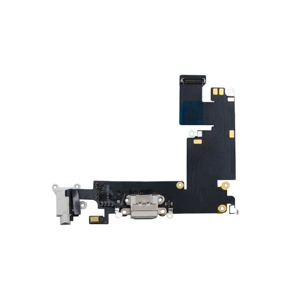 Шлейф для Apple iPhone 6 Plus з роз'ємом живлення, гарнітури і мікрофоном (Білий)