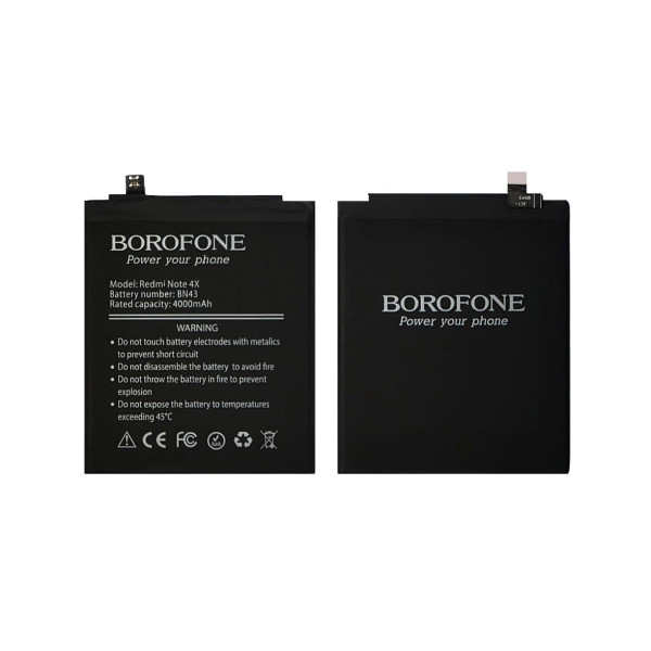 Аккумулятор Borofone BN43 для Xiaomi Redmi Note 4X (4100 mAh)