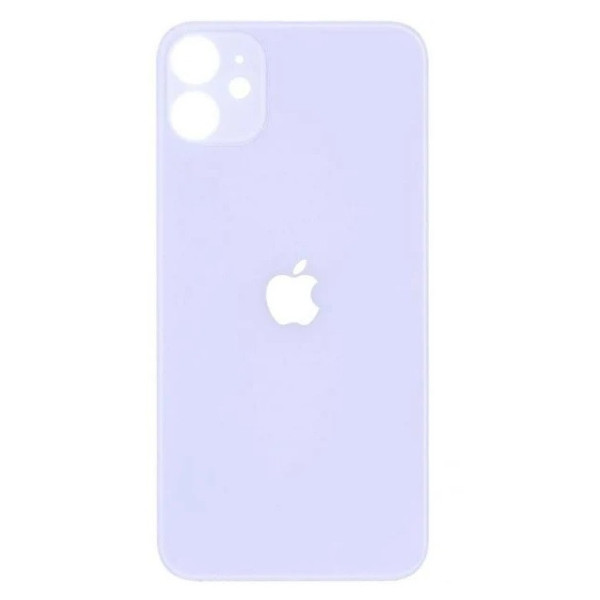 Заднє скло корпусу зі склом камери для Apple iPhone 11 (Біле)