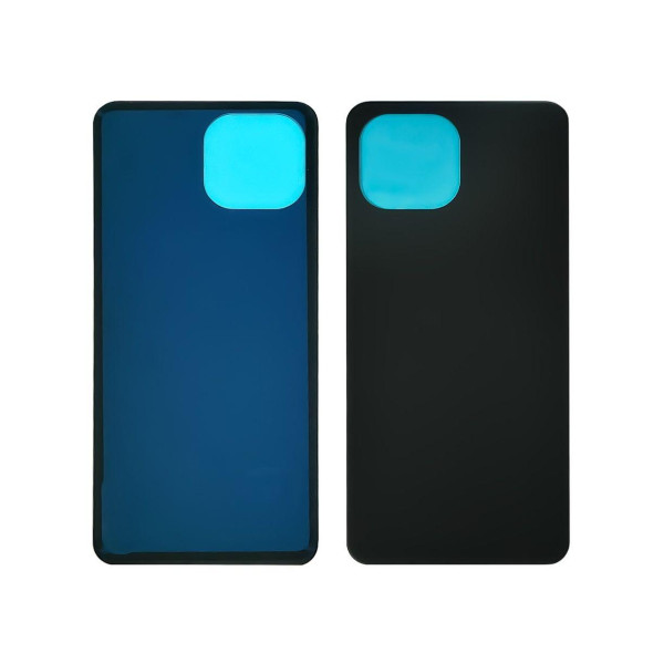Заднее стекло корпуса (Крышка) для Xiaomi Mi 11 Lite 4G (Черное) Boba Black