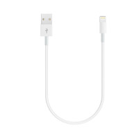 USB кабель Lightining 0.3m (Білий) Оригінал Китай