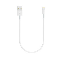 USB кабель Lightining 0.3m (Белый) Оригинал Китай