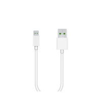 USB кабель Micro 0.3m (Белый) Оригинал Китай
