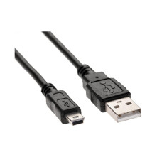 USB кабель Mini 1m (Чорний) Оригінал Китай