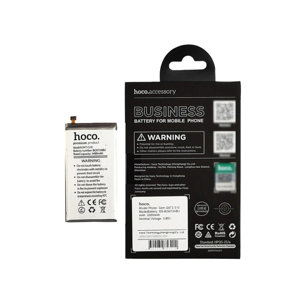 Акумулятор (АКБ) Hoco EB-BG973ABU для Samsung G973 S10 (Li-Pol​​​​​​​ 3.85V 3300 mAh) Оригінал