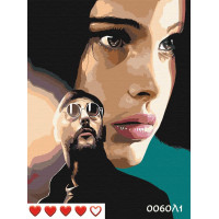 Картина за номерами (малювання по цифрам, живопис) 0060Л1 (Леон кілер)