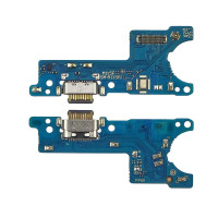 Разъем зарядки (нижняя плата) Samsung A115 Galaxy A11 | M115 Galaxy M11 на плате с микрофоном и компонентами