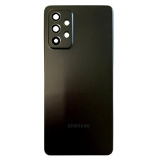 Задняя панель корпуса (крышка) Samsung A725 Galaxy A72 (2021) со стеклом камеры (Черная) Awesome Black