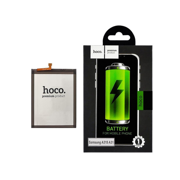 Аккумулятор (АКБ) Hoco EB-BA315ABY для Samsung A315 A31 (2020) (3.85V 5000mAh) Оригинал