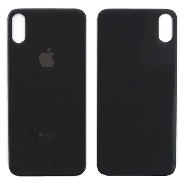 Задняя Панель Корпуса (Крышка) для Apple iPhone X (Черная) Оригинал Китай