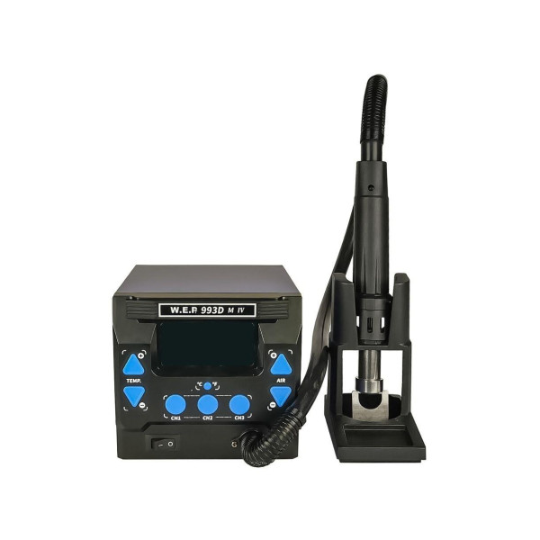 Паяльна станція WEP 993DM-IV (фен, цифрова індикація) 1000W, t 100-500 C