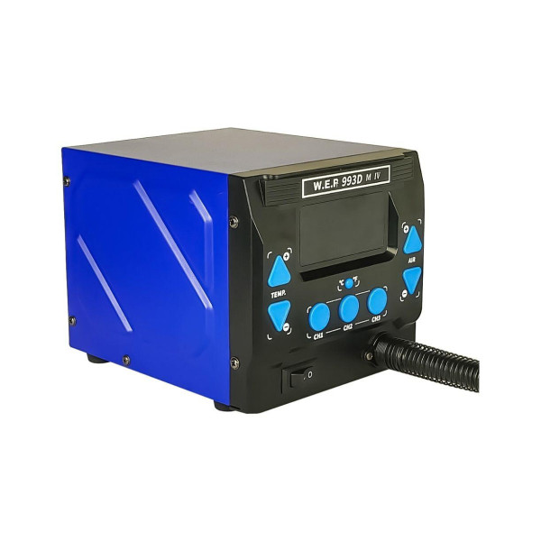 Паяльна станція WEP 993DM-IV (фен, цифрова індикація) 1000W, t 100-500 C