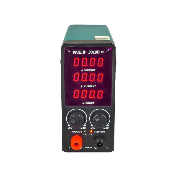 Блок питания WEP 3010D-III (импульсный, с цифровой индикацией) (V/A/W) 30V, 10A