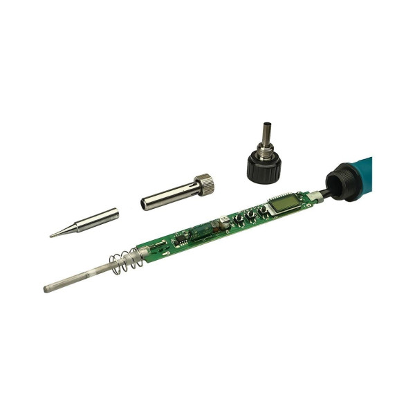 Паяльник WEP 928D-V (термоэлемент Hakko, цифровая индикация, выключатель) жало 900M, регистр. t 200-500 C, 220V
