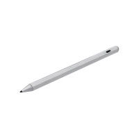 Емкостный стилус (высокоточный, алюминиевый) для Apple iPad с батареей и кнопкой вкл | выкл (Белый)