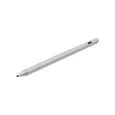 Емкостный стилус (высокоточный, алюминиевый) для Apple iPad с батареей и кнопкой вкл | выкл (Белый)