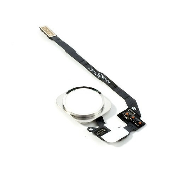 Кнопка домой со шлейфом (home flex) для Apple iPhone 5S (Серебряная)