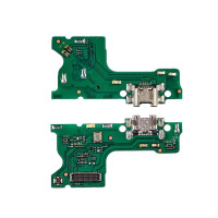 Нижняя плата (Flex cable) для Huawei Y7 Prime (2019) с микрофоном и компонентами