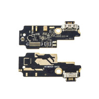 Нижняя плата (Flex cable) для Xiaomi Mi Mix 2S (USB Type-C) с микрофоном и компонентами
