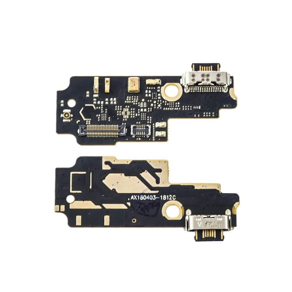 Нижня плата (Flex cable) для Xiaomi Mi Mix 2S (USB Type-C) мікрофоном та компонентами