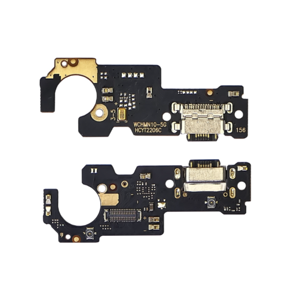 Нижня плата (Flex cable) для Xiaomi Redmi Note 10 (5G) мікрофоном та компонентами
