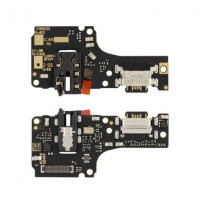 Нижня плата (Flex cable) для Xiaomi Redmi Note 10 з мікрофоном та компонентами Original